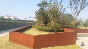 文殊镇耐候钢挡土墙